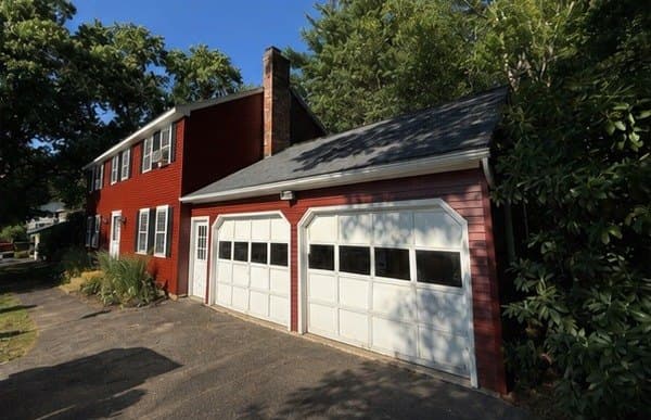 Side Elevation and Garage after painting